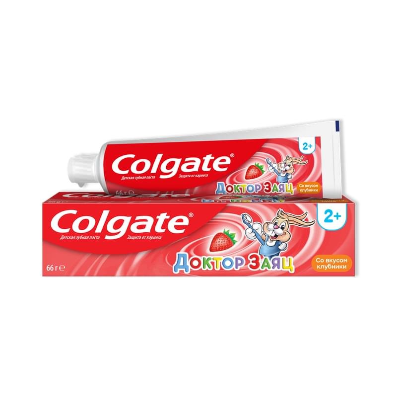 Паста зубная Colgate детская Доктор Заяц со вкусом клубники 50 мл - фото #0